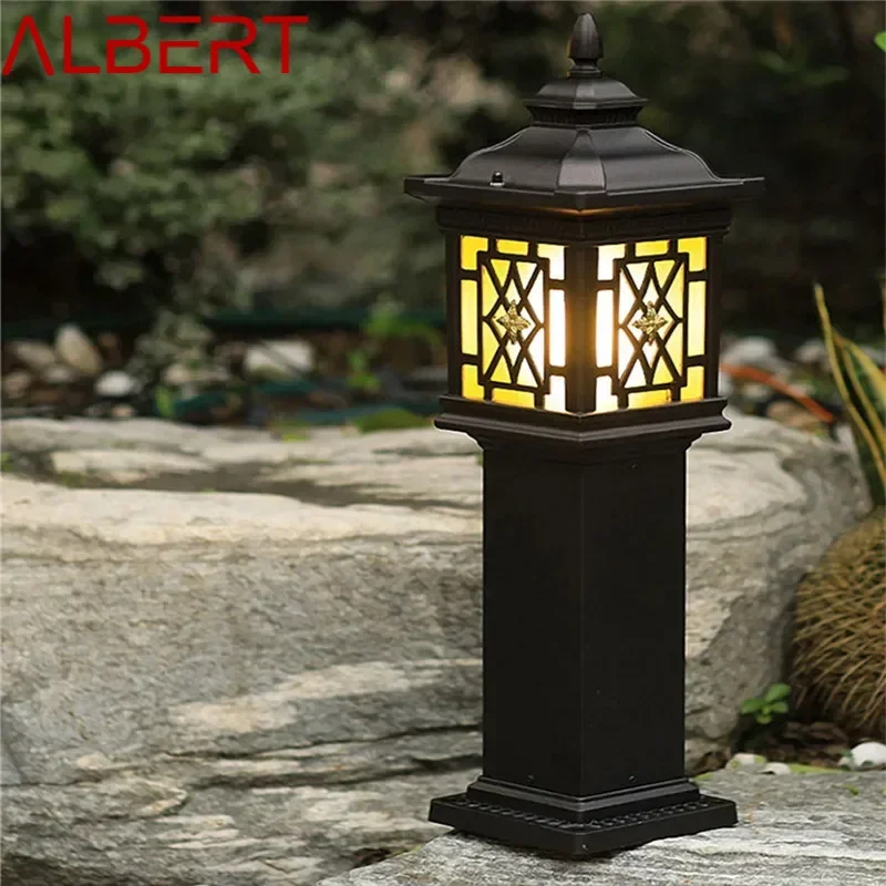 ALBERT Contemporary Outdoor Lawn Lamp LED Electric Waterproof Villa Garden Courtyard District Residential Quarters Lawn Lamp ﻿