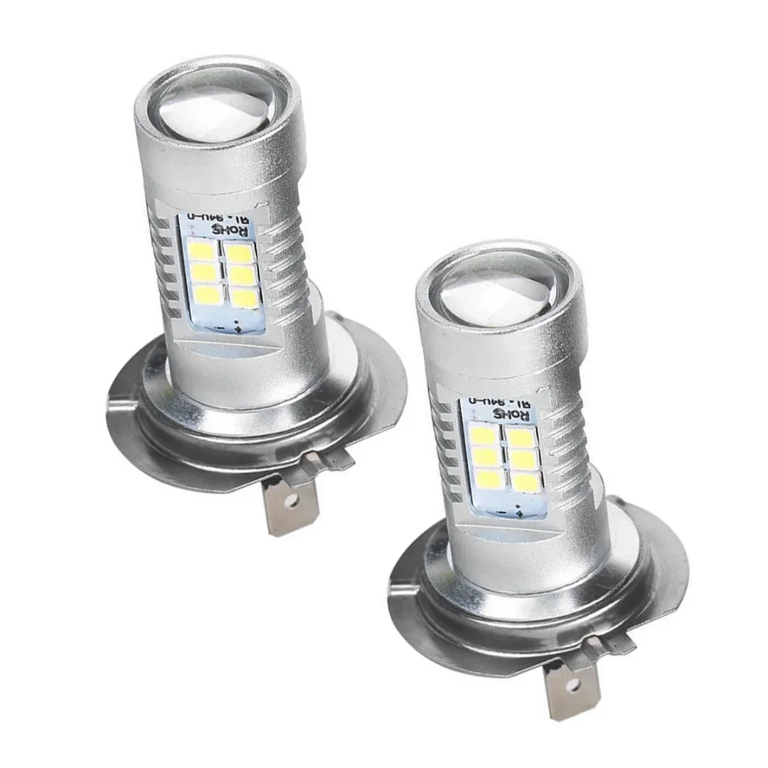 Ampoules de sauna à LED, feux de route et de illeur, feux super blancs, phares antibrouillard de voiture, puces automatiques DRL Cob, 12V, 24V, 6000