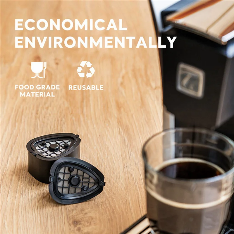 ABBK-2X 2In1 コーヒーカプセルポッドネスレ ST 9662.62 マシン詰め替えフィルターポッド交換用コーヒーカプセルと茶-A