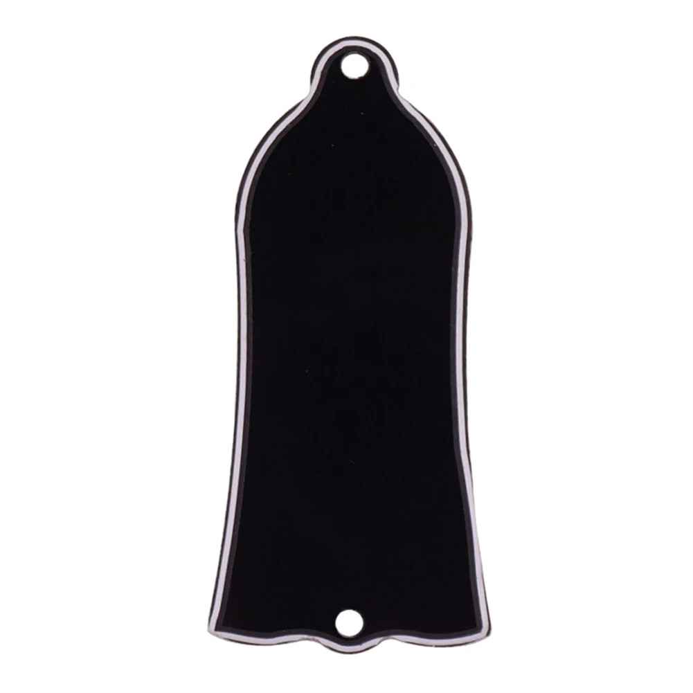 Truss Plate Truss Rod Cover Musical Instruments PVC Truss Rod Cover 2 Hole Electric Bass 3Ply PVC Construction