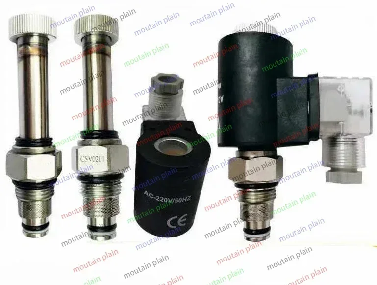 Lift Valve Waisn Cartridge Solenoid Valve Coil Voltage  CSV0201 CSV-02-01 AC-220V/50HZ DC24V