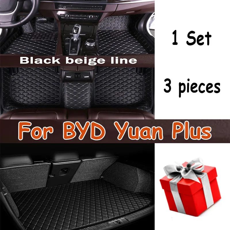 

Rear Trunk Floor Mat For BYD Yuan Plus Atto 3 2021~2023 Auto Non-slip Floor Mats Car Mat Car Mats Floor Car Accessories