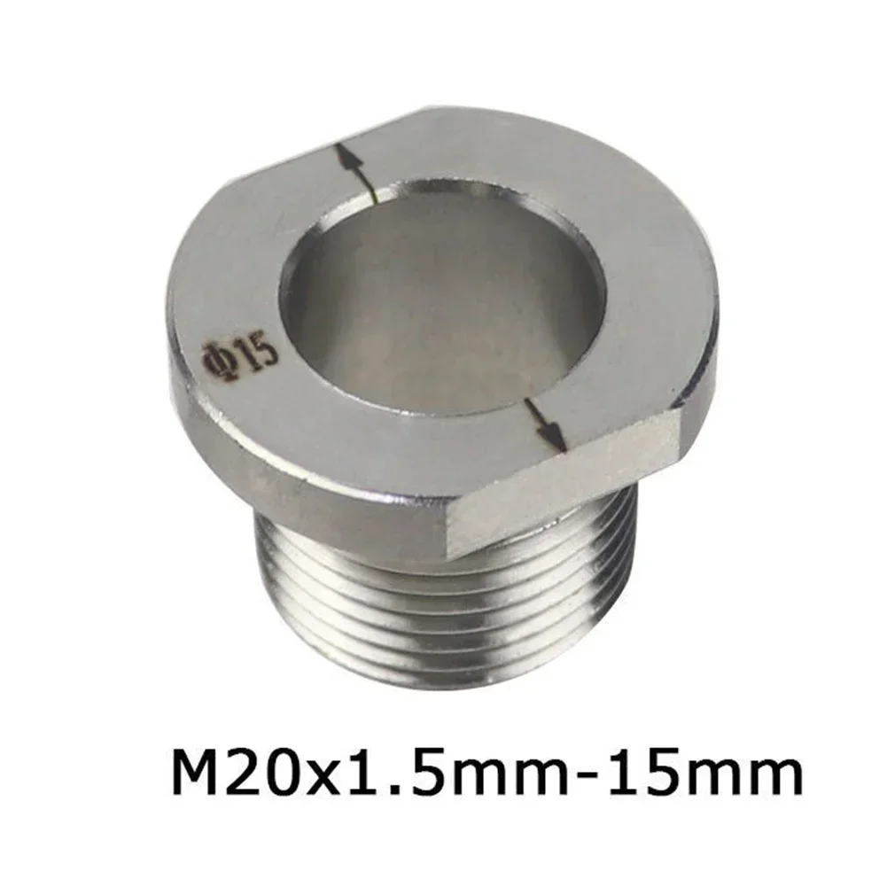 1pc 8mm/15mm Stainless Steel  Drill Sleeve Bushing M20 Dowelling Jig Woodworking Drilling Guide Locator Drilling Bit Accessories