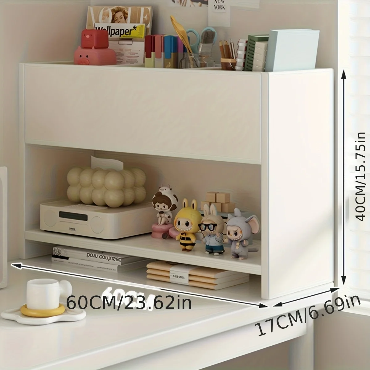 Double-layer Desktop Storage O - Ideal Stationery & Office Supply review and price