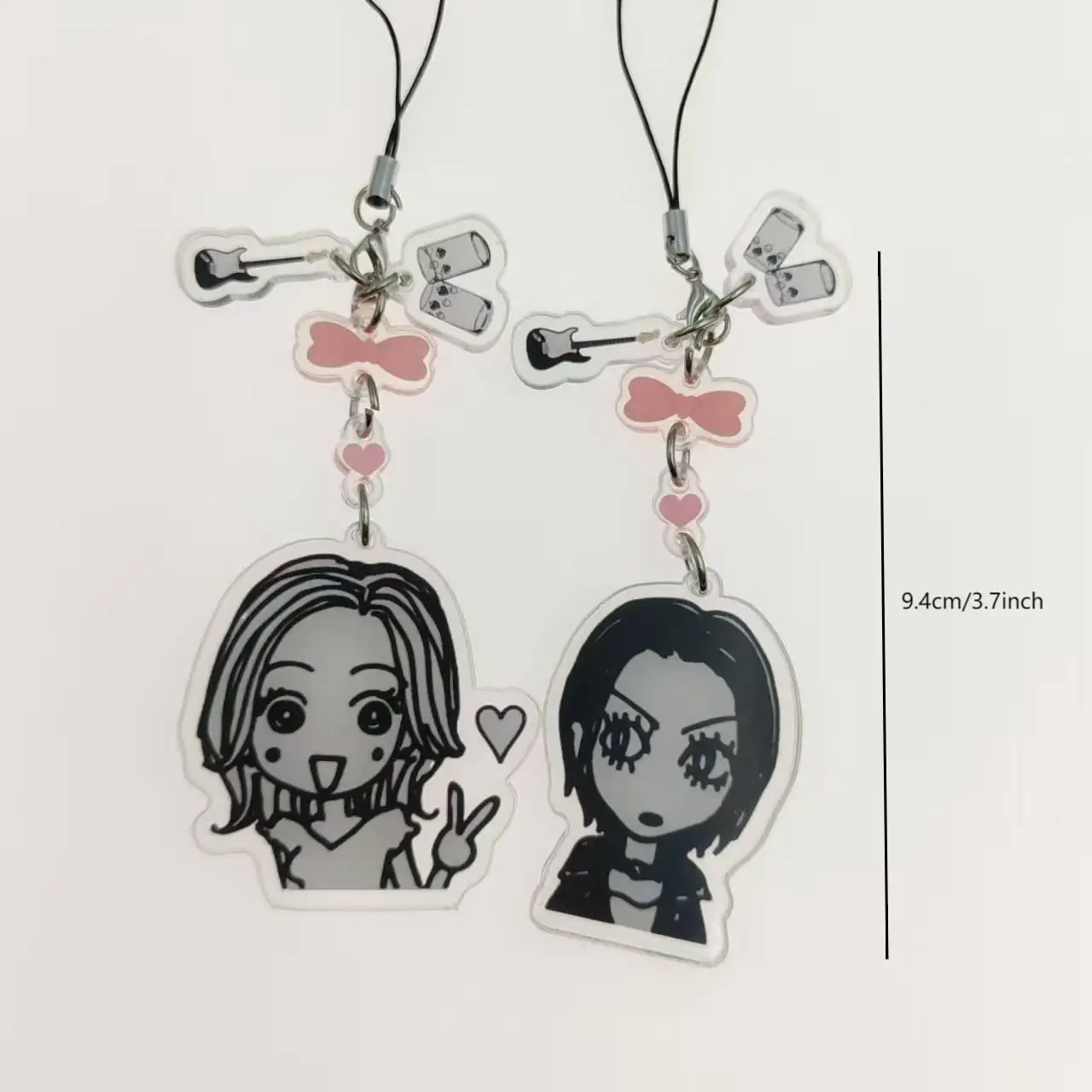 Handmade Nana Hachi Mobile Phone Charm Y2k Jewelry, Key Ring Bag Charm, Perfect Gift For Fans And Collectors