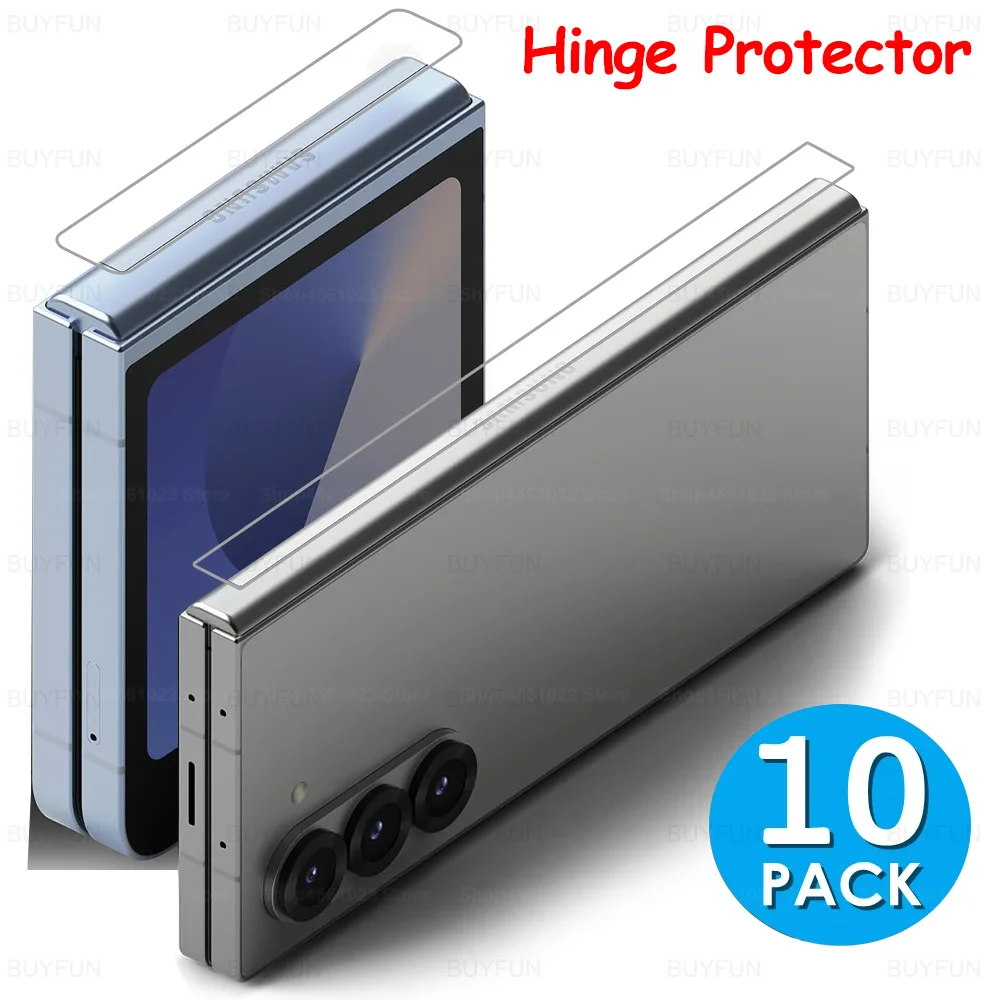 Samung Z Fold6 Flip6 Cover 10PCS Hinge Protector For Samsung Galaxy Z Flip 6 Fold 6 ZFold6 ZFlip6 5G Middle Border Hydrogel Film