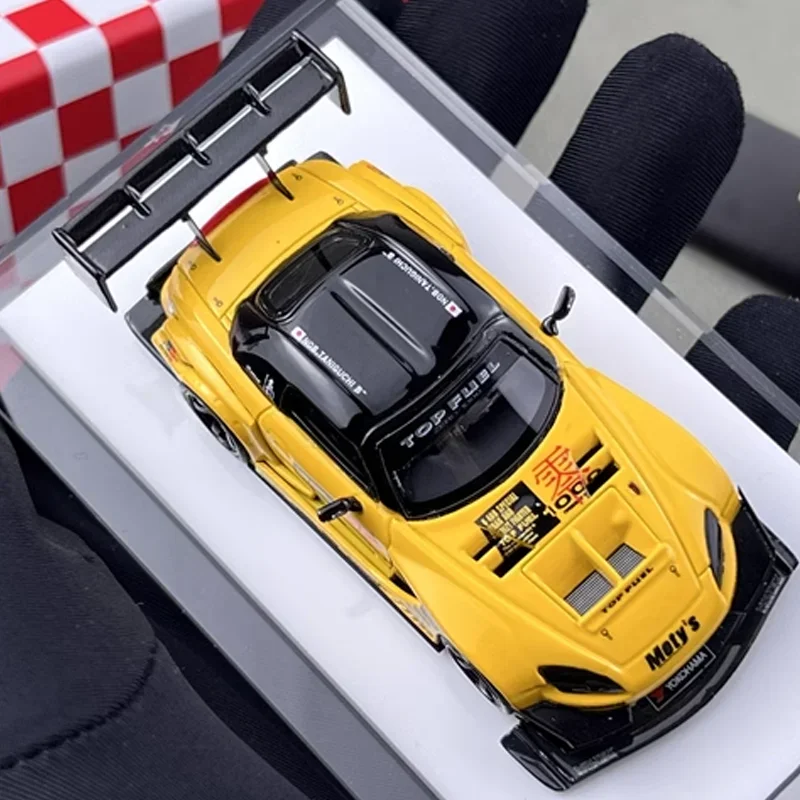 รุ่นIdea 1/64 Honda S2000 AP1 Topการใช้Type-RRโลหะผสมของเล่นมอเตอร์Diecastโลหะชุดของขวัญ