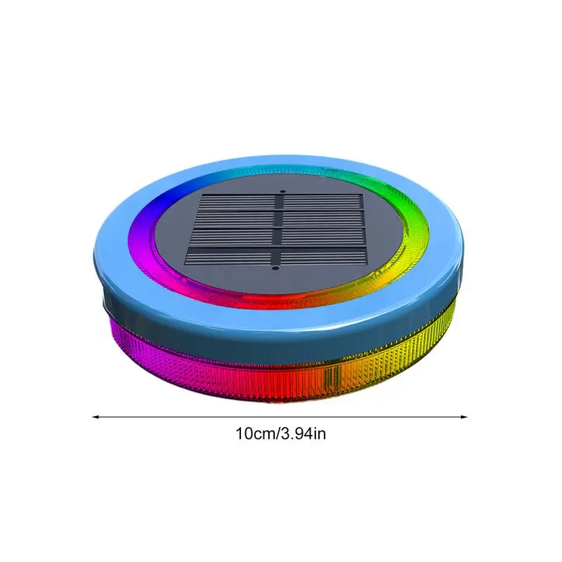 Imagem -06 - Luzes Flutuantes Solares da Piscina Decoração de Jardim Rgb Pool Lights Luz Noturna para Yard Pond Festa na Piscina