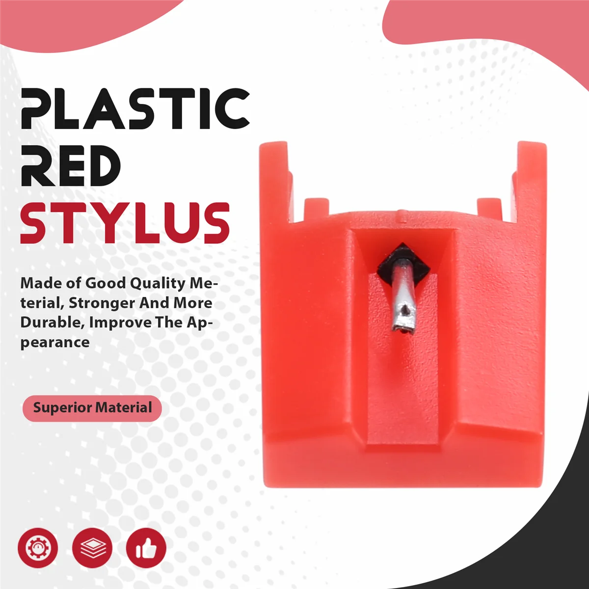 Image 4: Aiguille de stylet de platine exceptionnelle pour ST09D NP4 ICT04RS ITTUSB ICT04 LP, lecteur de disque vinyle, accessoires de Gramophone