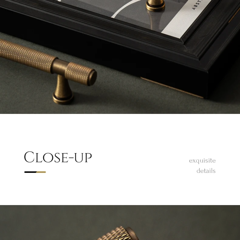 Santaya Solid Antique Brass Handles With Knurled Cross Pattern for Kitchen Cabinet T Bar Pull Bedroom Wardrobes and Drawer Knobs