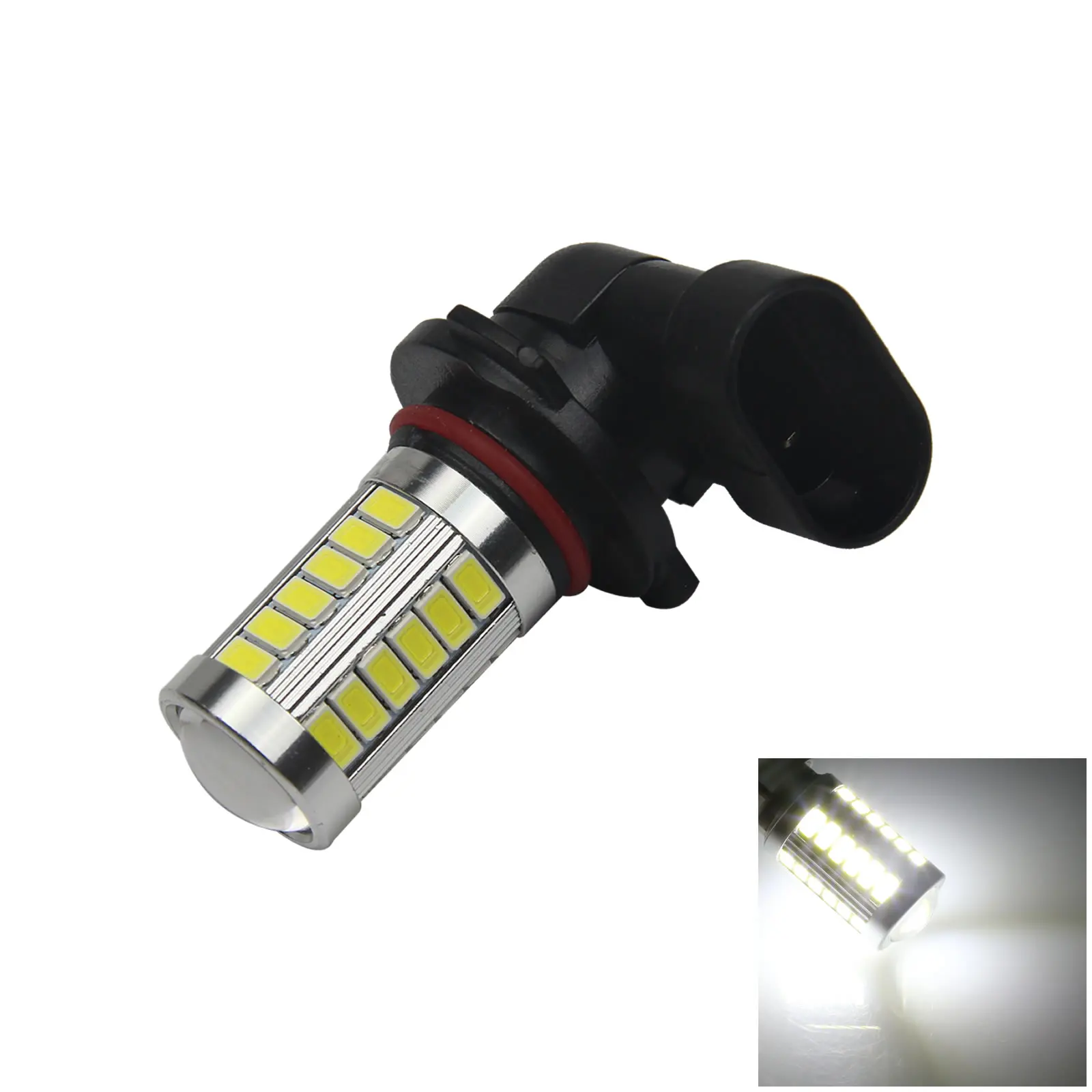 1x White Car 9006 Exterior Light Signal Blub 33 Emitters 5630 SMD LED HB4 H316-W