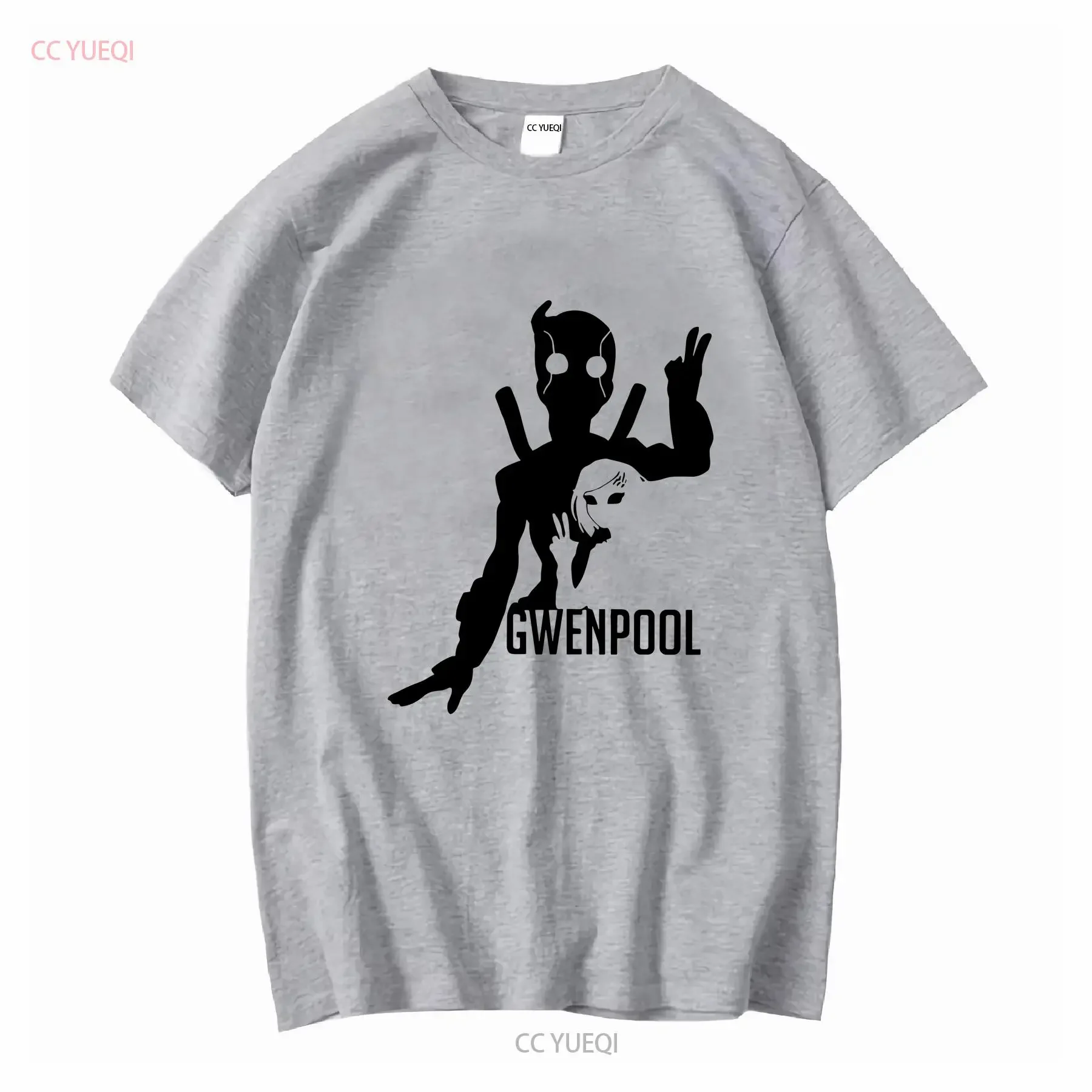 Gwenpool inspired T Shirt Adult available in a variety of colors long or short sleeves vintage Washed Casual Breathable graphic - view 3
