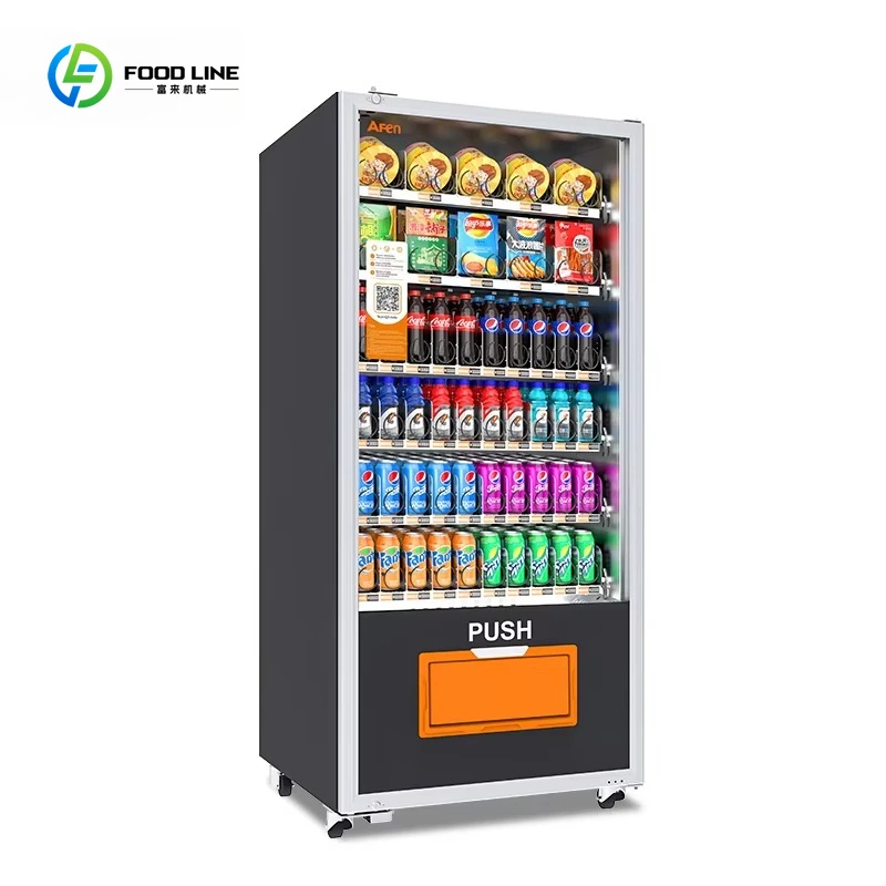 

Cost-effectiveness Drinks Vending Machine for Retail Items Cashless QR Code Vending Machine for Asia