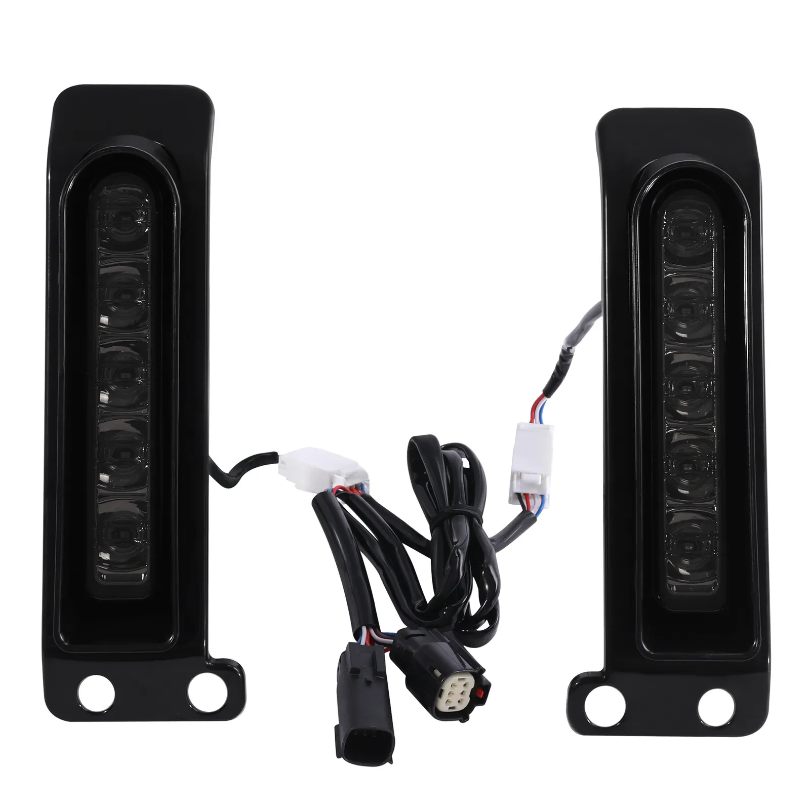 Motorcycle Saddlebag LED Filler Lights Run Brake Turn Signals For Harley Touring 2014-2024