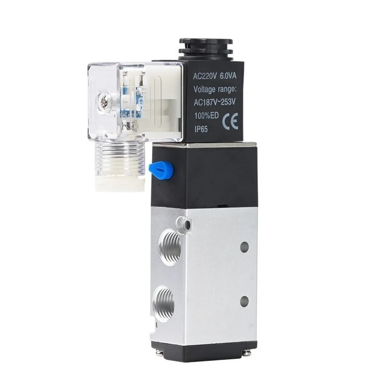 5/2‑Way Pneumatic Directional Solenoid Valve 4V210‑08 4V310‑10 DC12V DC24V AC220V Air Circuit Control Switch Unit