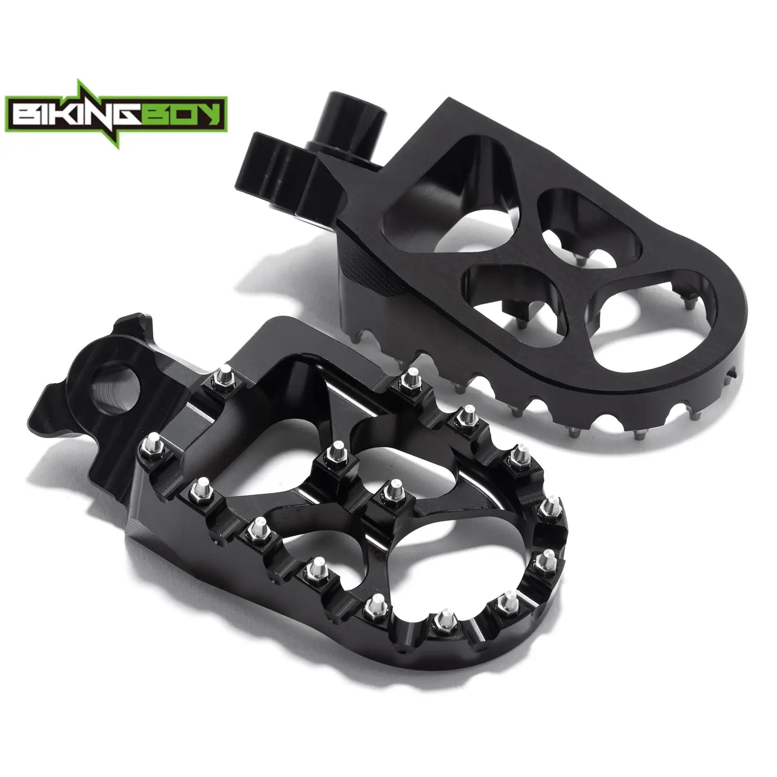 BIKINGBOY For Aprilia Tuareg 660 2022 2023 Wide Foot Pegs Rests Pedals Footpegs Footrests Aluminium Alloy CNC