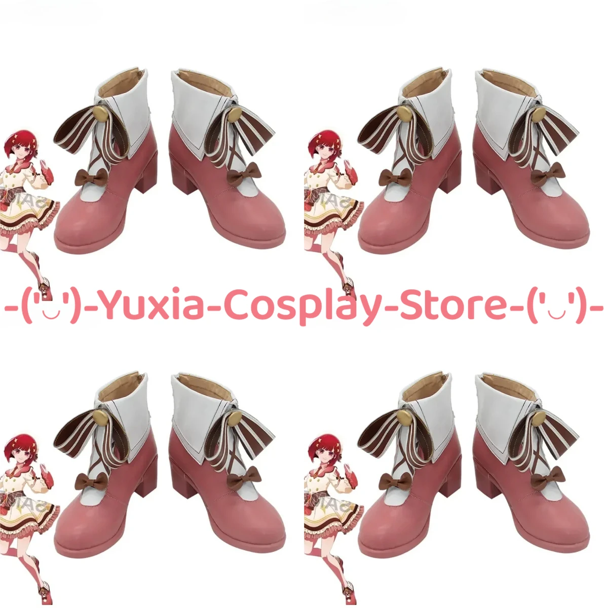 

Yuxiacosplay! Oshi no Ko Arima Kana Cosplay Shoes Anime Game Character Prop PU Leather Boots Halloween Carnival Party Costume