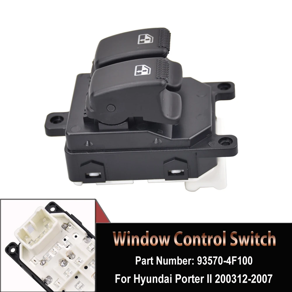 New 7 Pins Electric Window Switch Power Window Master Switch 93570-4F100 935704F100 Car Styling For Hyundai Porter II 2003-2007