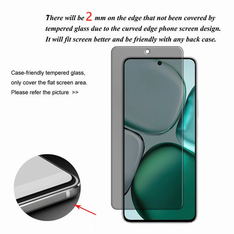 For Honor X9c Smart Glass For Honor X9c Smart Tempered Glass 6.8 inch Anti-spy Privacy Screen Protector For Honor X9c Smart Film