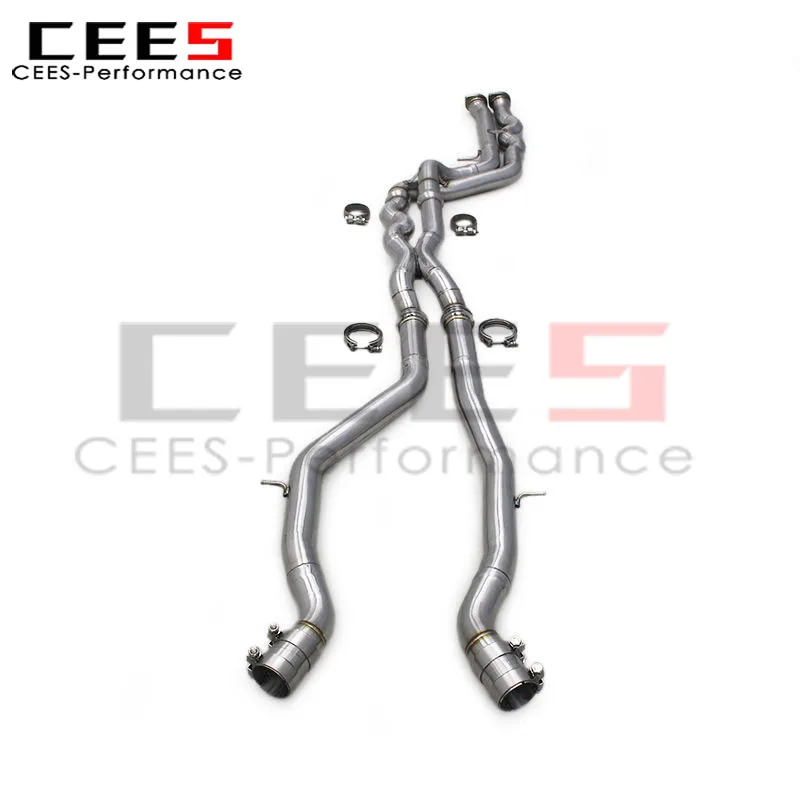 نظام عادم CEES لسيارات BMW M3/M4 F80 F82 F83 S55 3.0T 2014-2019 نظام عادم أنبوب متوسط الطول متساوي الطول