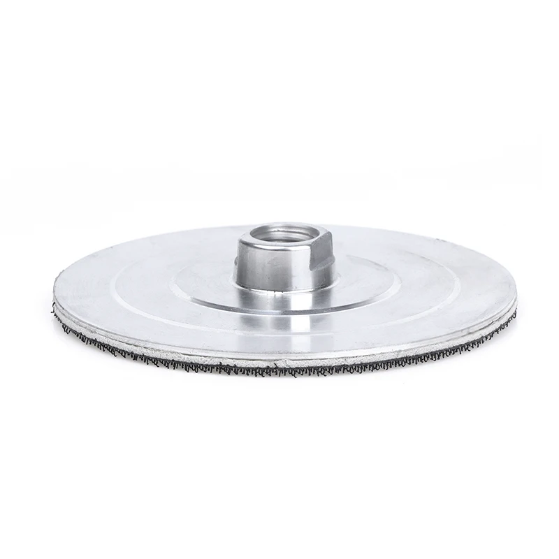 

1 шт., 4-дюймовая алюминиевая подкладка для алмазных полировальных подушечек, резьба M14, Ecoflow, Festool, совместимая база, держатель подкладки