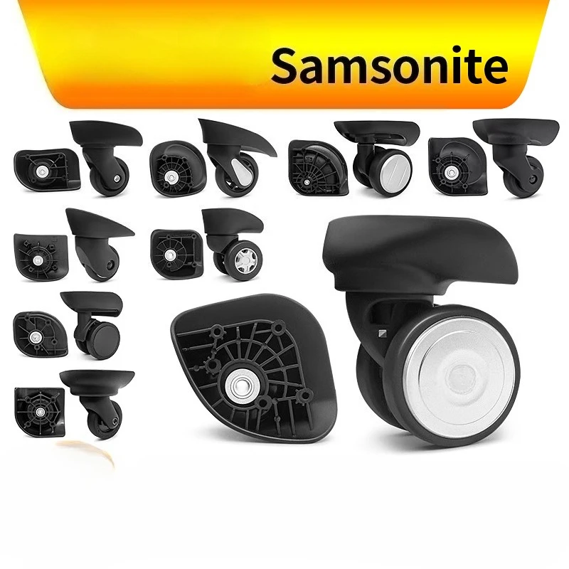 Rueda de equipaje para carrito Samsonite, accesorios, reparación de maleta, ruedas universales silenciosas, repuesto