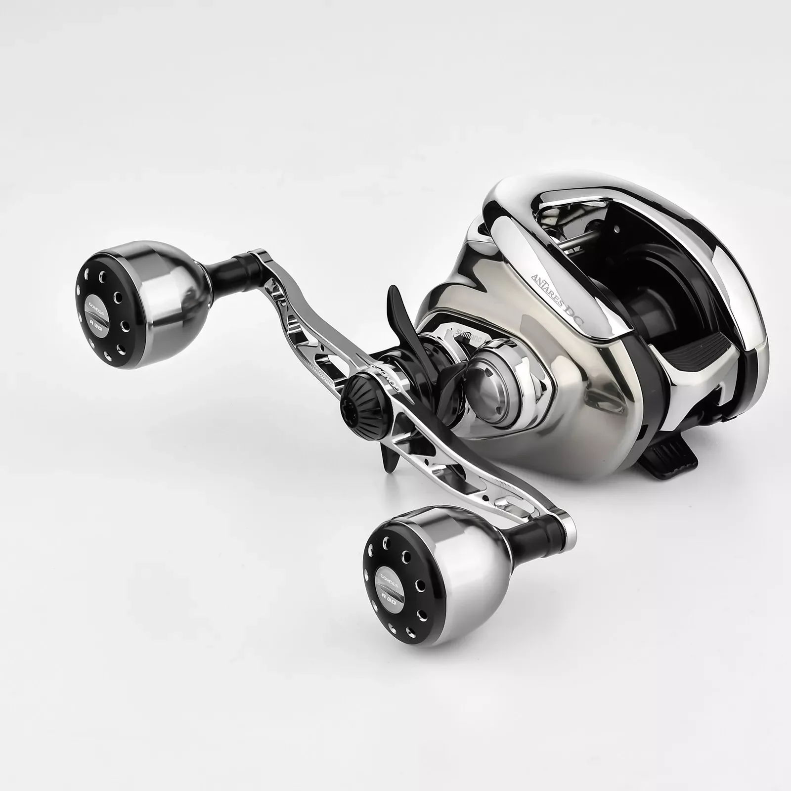 Gomexus 120mm Power Handle with 30mm Aluminium Knob For Shimano Antares Bantam Metanium13 Fishing Baitcaster Reel BDH120-A30