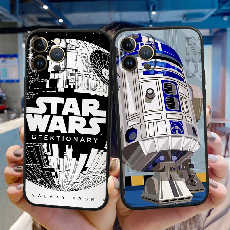 Armor Warrior Star Wars For Apple iPhone 13 12 11 Pro Max Mini XS Max X XR 6S 6 7 8 Plus 5S SE2020 Soft Black Phone Case Fundas