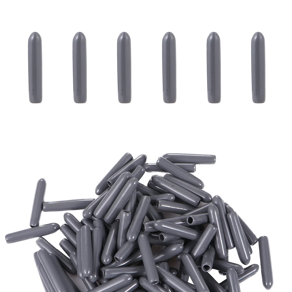 Dishwasher Rack Tip Caps Cover Cap Covers Prong Tine End Replacement Protector Tips Repair Baskets Round Rubber Wire Kit Gray