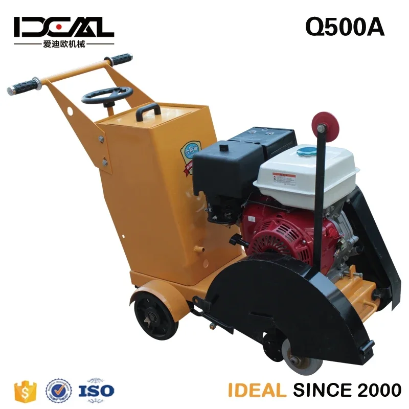 Q500A hot sale concrete cutter machine 9HP max depth 180mm  road cutting machine for sale