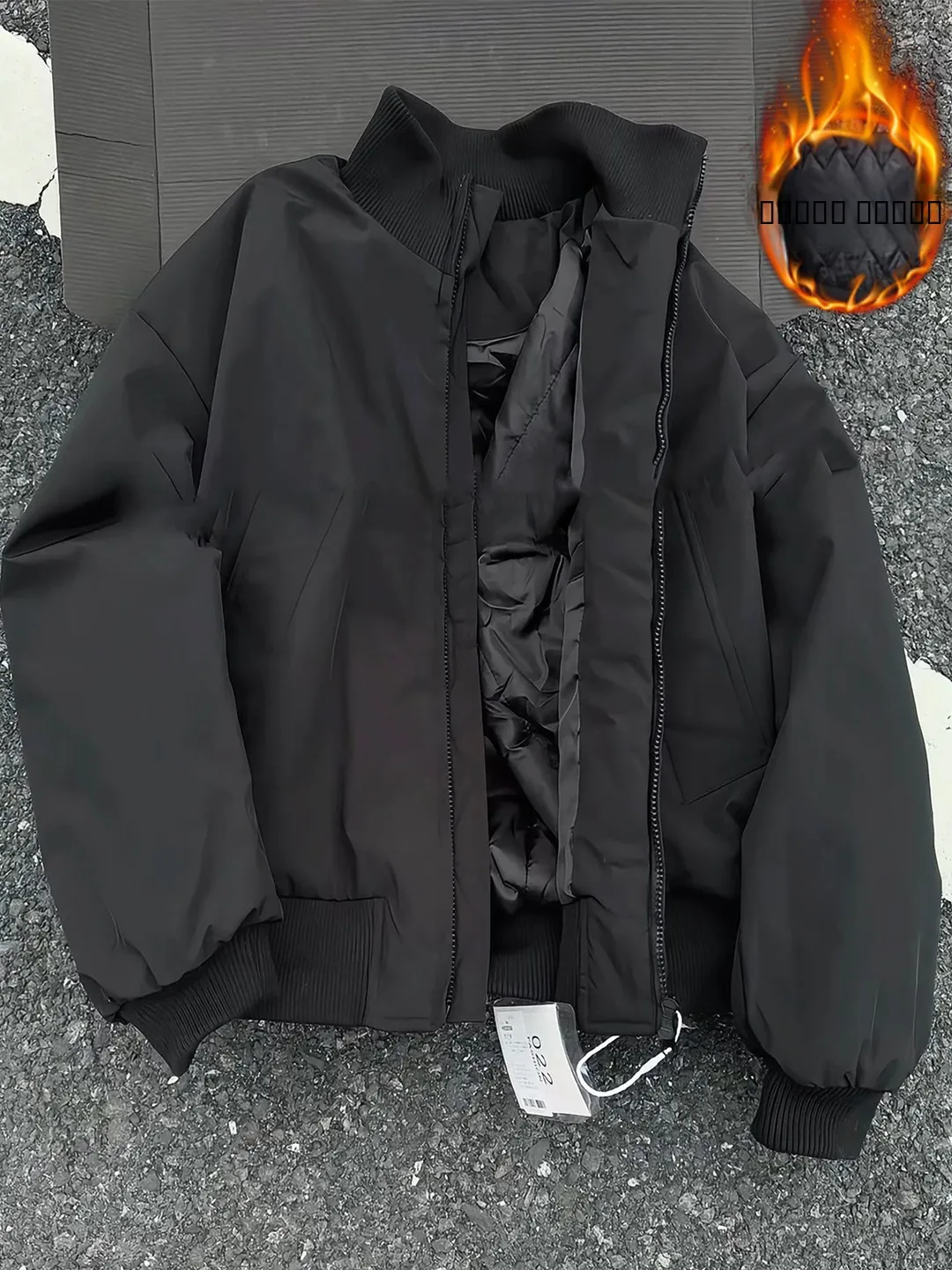 

Мужская утепленная хлопковая куртка Bla American Style Flight Jacket: повседневная молодежная верхняя одежда Cleanfit