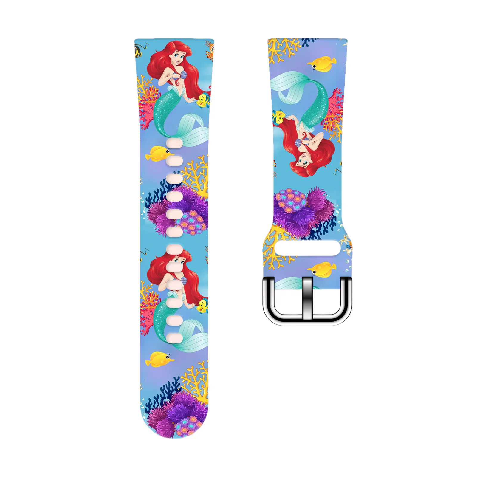 

Mermaid print watch strap for Fitbit Versa 2/1 Watchband Replaceable Bracelet for Versa 4/3 Watch Band for Women as a Gift