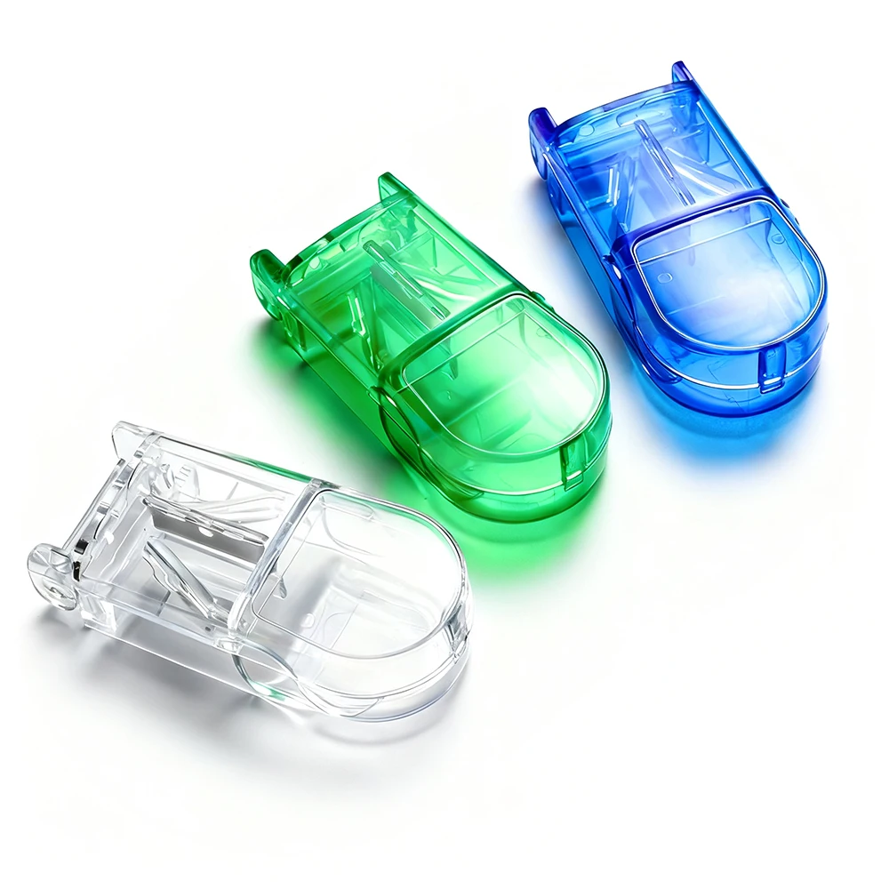 1/2/3Pcs Pill Cutter Splitter Half Storage Compartment Box Medicine Tablet Holder Household Merchandises Medication Aids