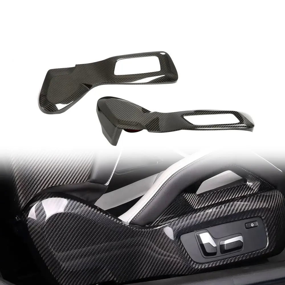 

Pre-preg Carbon Fiber M3 G80 G81 Side Seat Cover Trims for M4 G82 G83 Interior 2021-2023