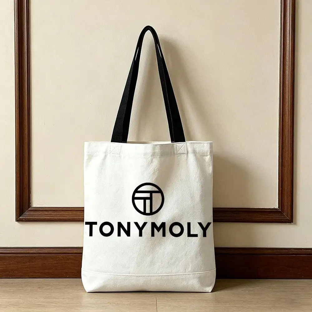 Minimal Aesthetic T-TonyMoly Storage Bags are suitable for school, shopping, travel, work, and grocery shopping