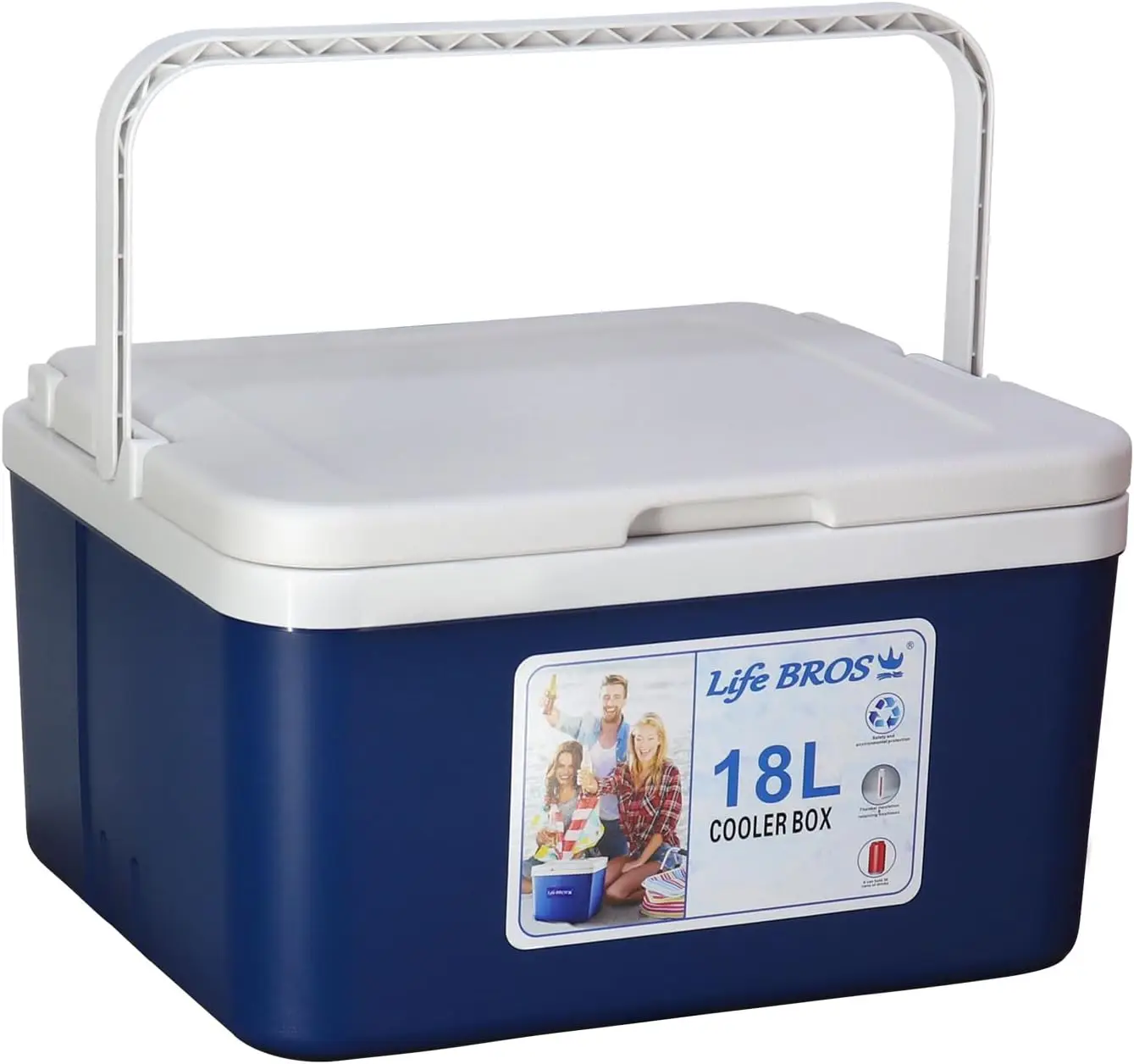 

19Qt Insulated Cooler with Ice Pack, Leak-Proof for BBQ, Camping, Picnic
