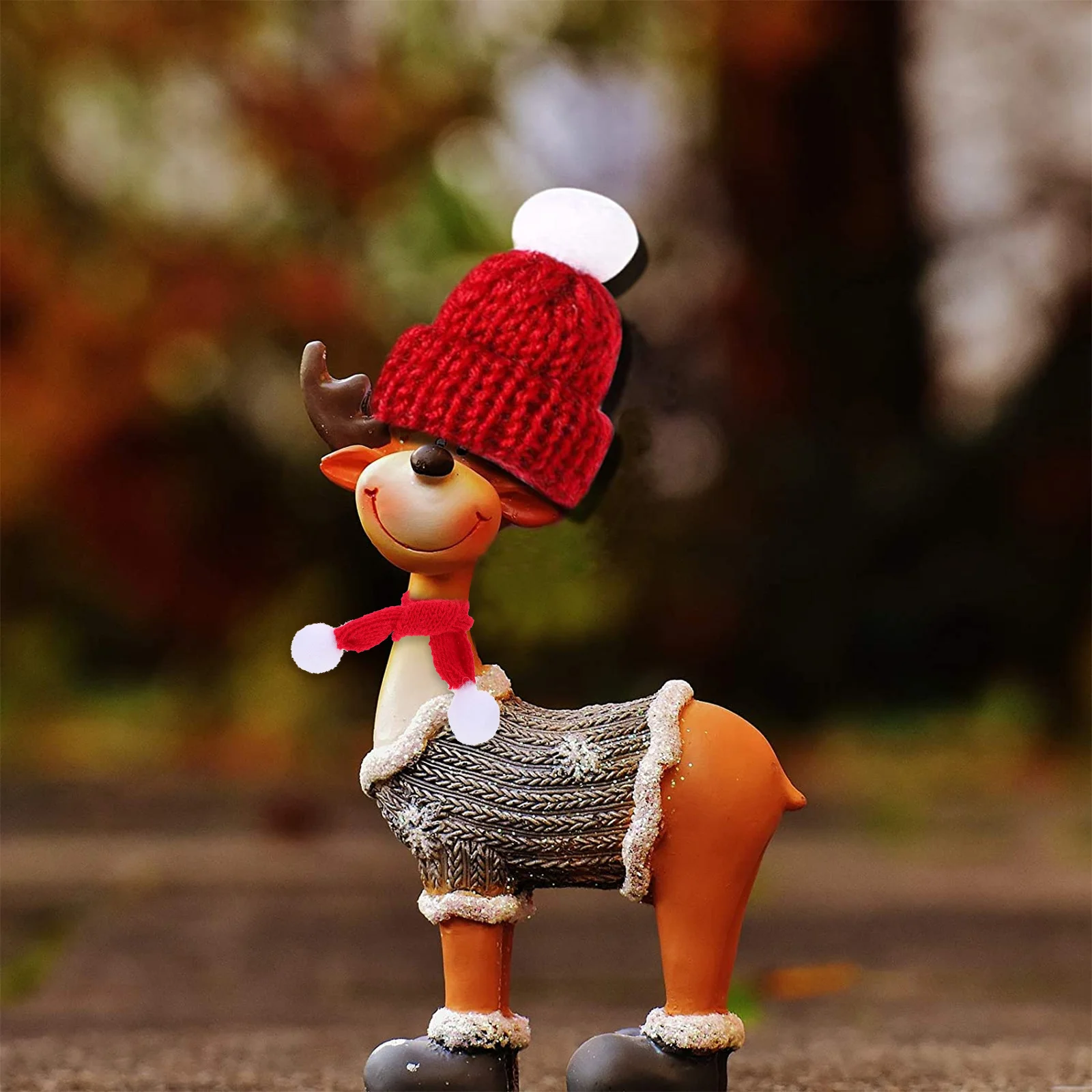 10 pçs adorável mini lenços acessórios de natal design multifuncional cores vibrantes perfeito para sessões de fotos