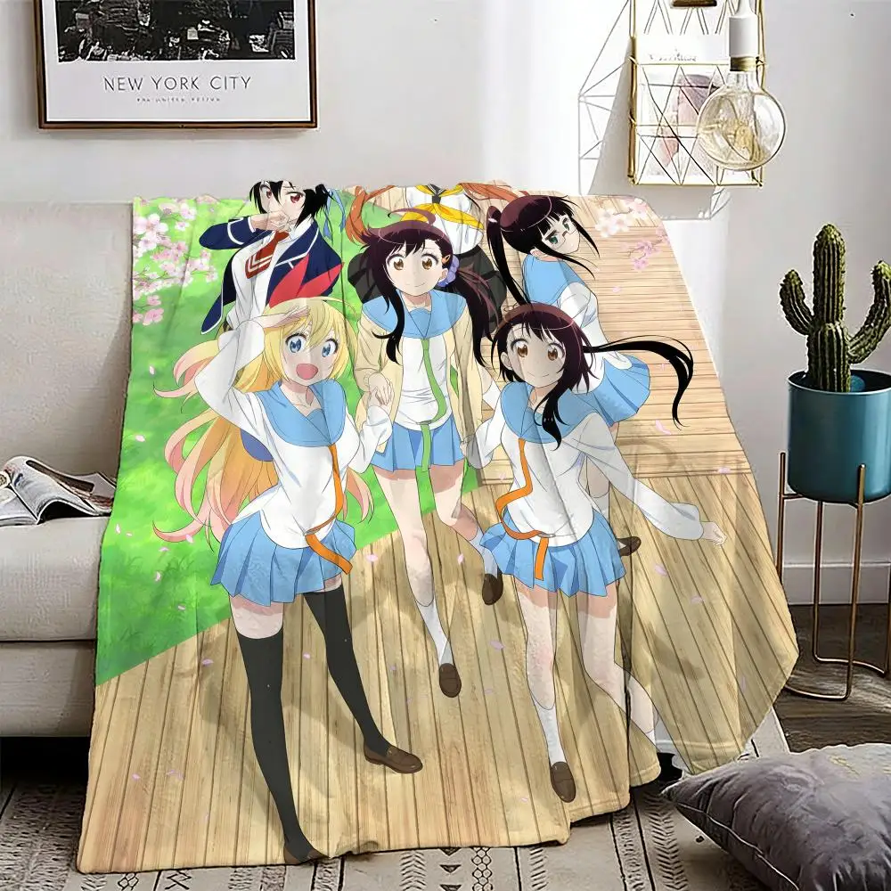 

Nisekoi False Love Throw Lightweight 240g Flannel Blanket Soft Skin-friendly for Summer Cooling