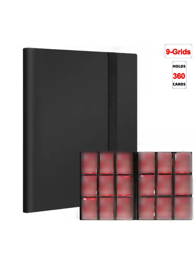 160/360/480 cartes capacité support de poche classeurs Albums pour carte de jeu livre support de manchon PP couverture idéale pour les cartes de basket-ball