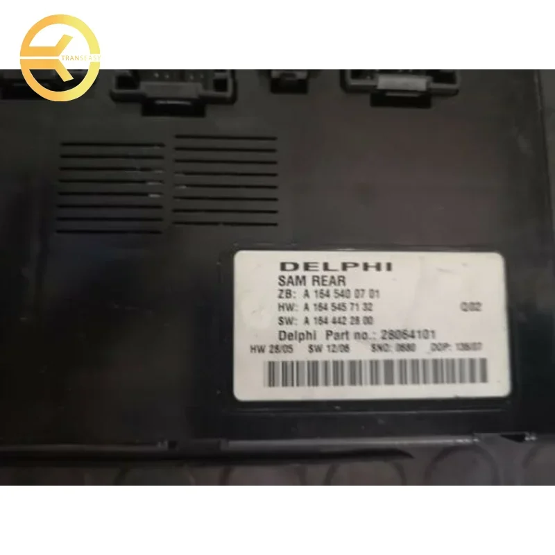 Car Auto ML,GL SAM Control Unit Fuse Box A1645400701 A1644403501, A1644404601 Fit for Mercedes-Benz GL350/GL450/GL550/ML320