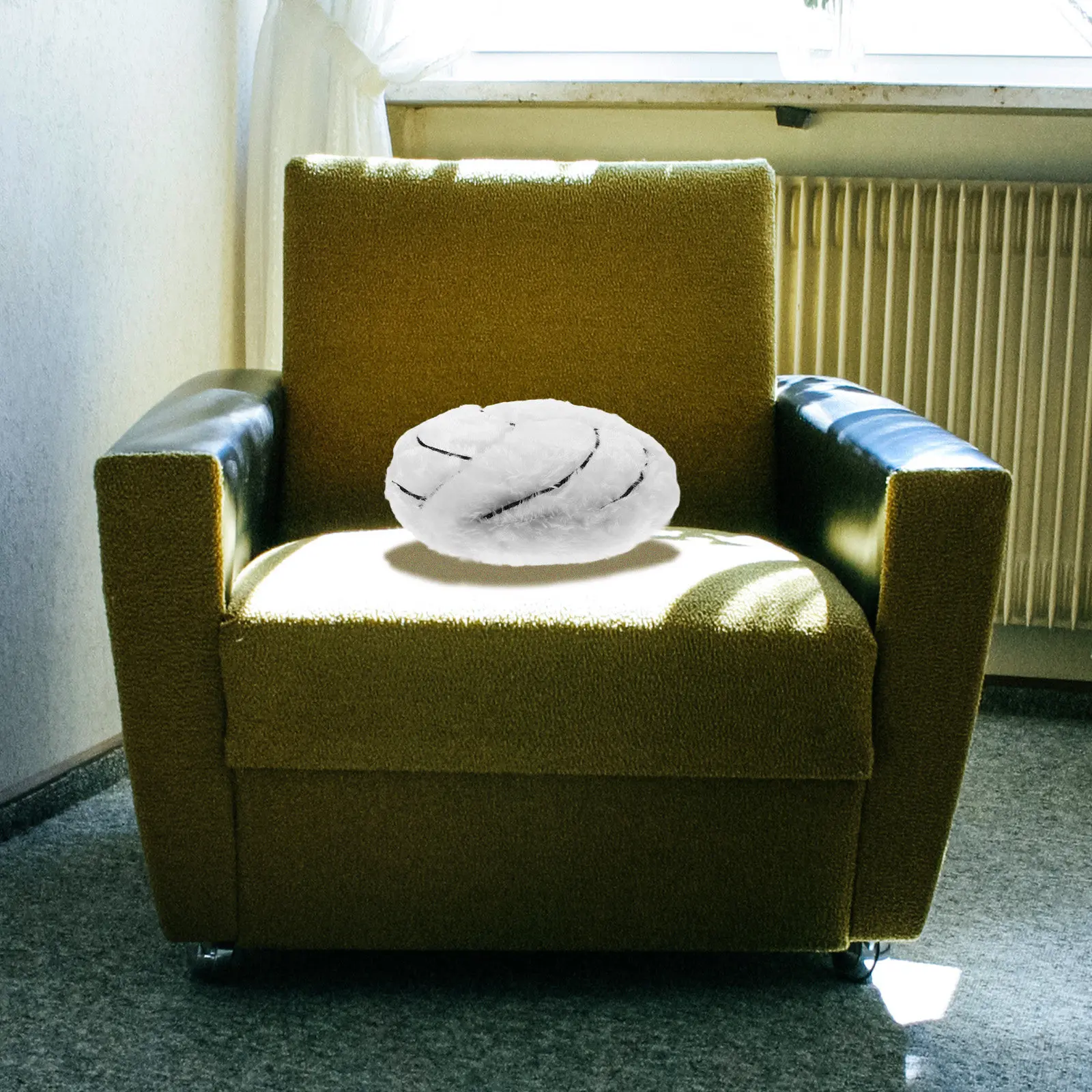 

Volleyball Pillow Soft Stuffed Sports Throw Pillow for Car Seat Decorative Volleyball Fan Gift Pillows