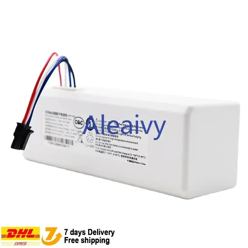 

for Xiaomi Robot Battery 1C P1904-4S1P-MM Mijia Mi Vacuum Cleaner Sweeping Mopping Robot 14.4V 18650 Replacement Battery G1