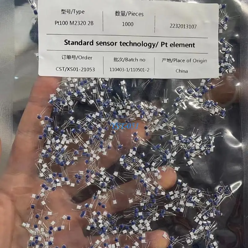 

E15A 1Pc PT100 Thermal Resistors Sensors PT100 A/B/2B For Engineers Researcher Needing Precise Temperature Monitoring