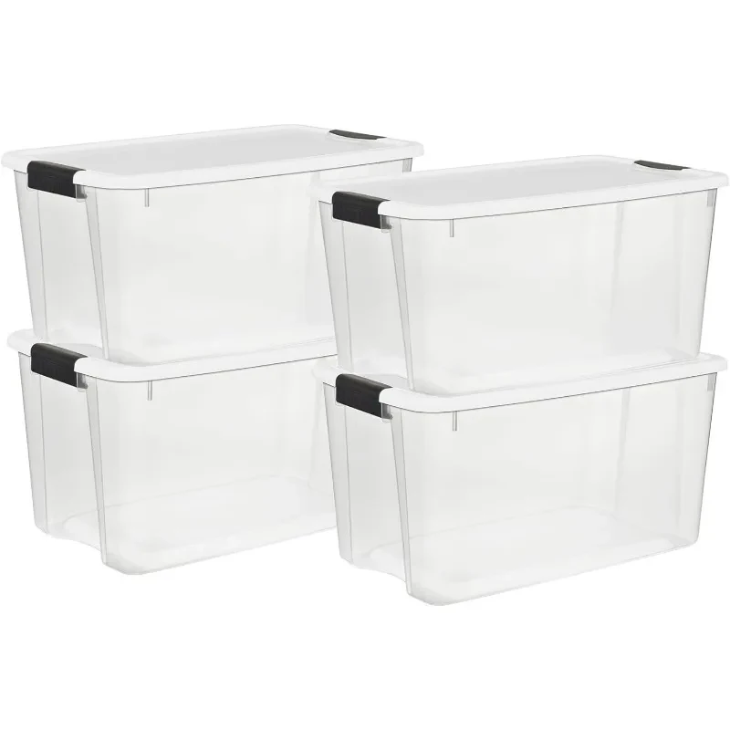 

Storage Box Latching with Lid Plastic Large Multi-Pack