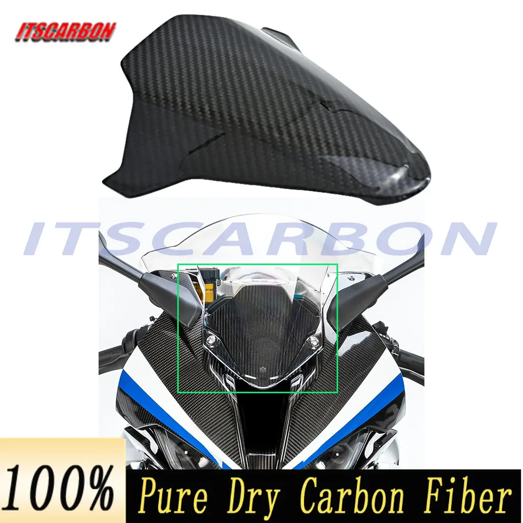 

3k Carbon Fiber Motorcycle Wind Screen Panel Deflector Front Fairing Cowl For BMW S1000RR 2019 - 2020 M1000RR 2021 - 2022