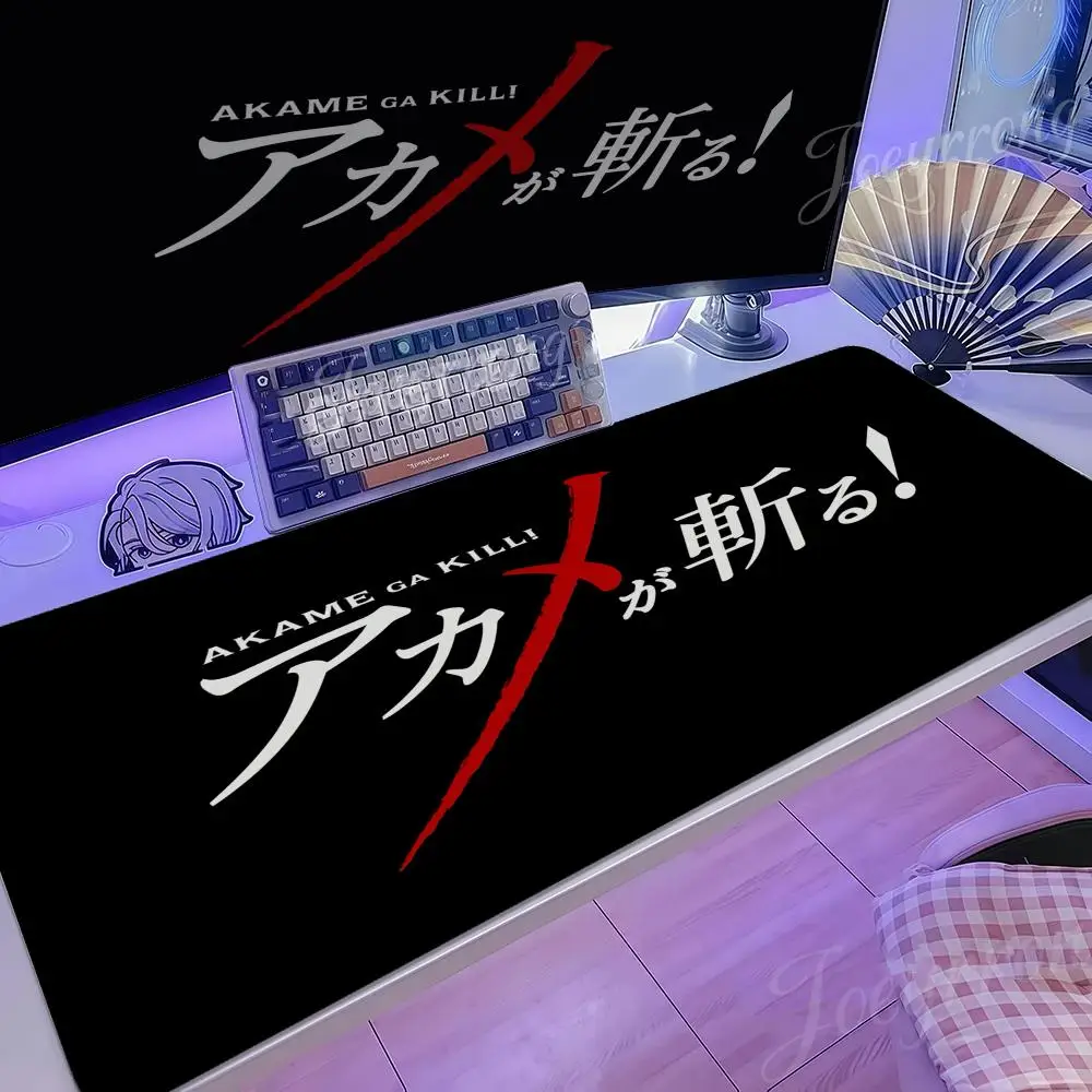 

AkameS Ga KillS Anime Mouse Pad 1000x500 Hot Anime Taro Sakamoto Days XXL Large Gaming Non-slip Office Keyboard Mats Desk Mat