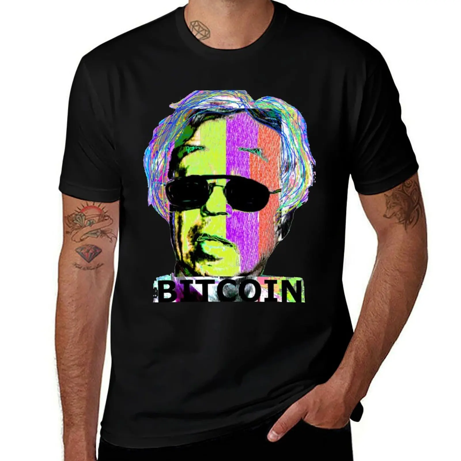 

Satoshi Nakamoto bitcoin T-Shirt cotton t shirts man 100% t shirts for man pack white T-shirt