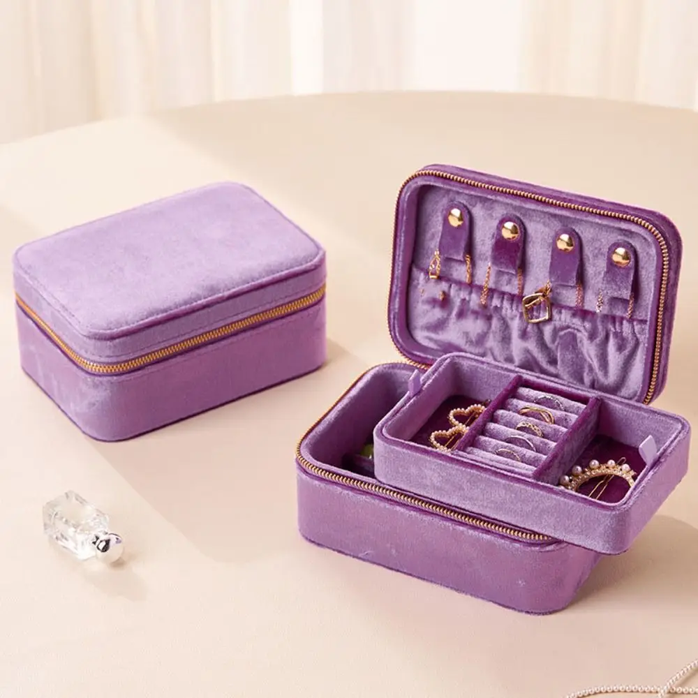 Detachable Jewelry Packing Bag Rings Necklace Bracelet Earrings Jewelry Storage Case Large Capacity Organizer