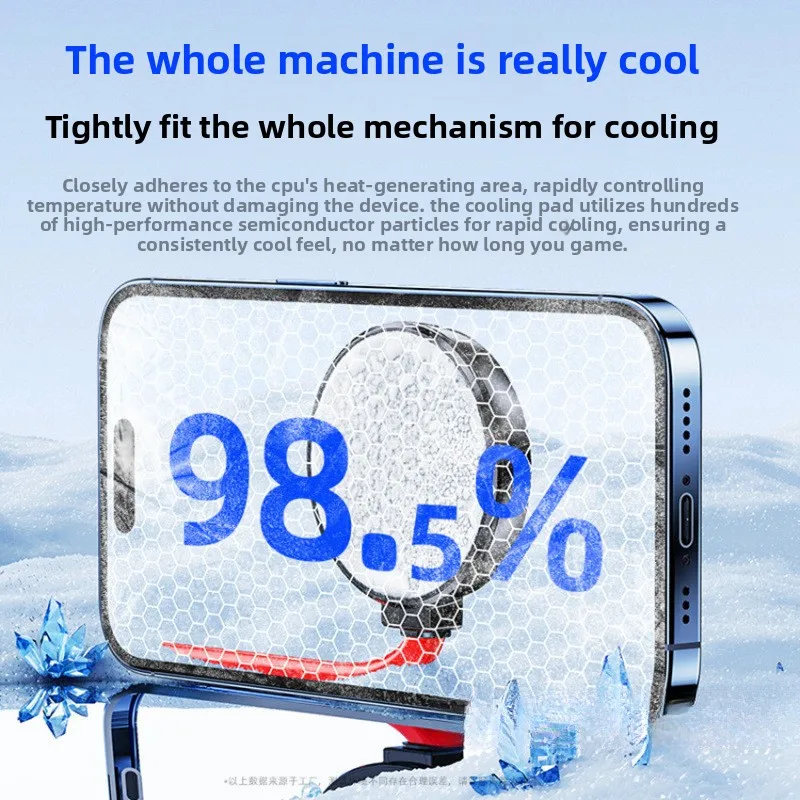 جديد عالي الطاقة مبرد بالماء المغناطيسي أشباه الموصلات الصامت البث المباشر الهاتف المحمول #2