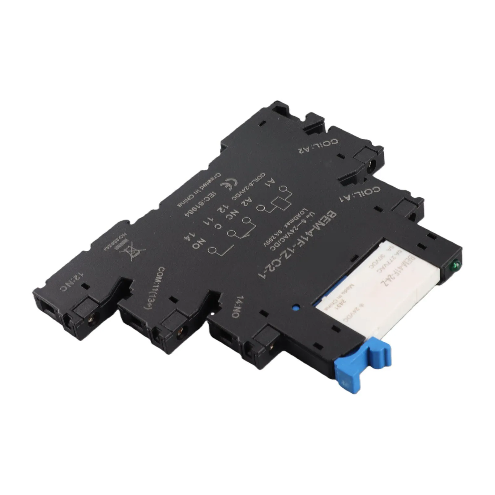 Control AC Ultra Thin Relay DIN Rail Mount  State Relay Module SPDT Contact 6A 6‑24V SPDT Thin Relay Ultra Thin Relay